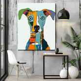 Painting by Numbers Graffiti Art Dog I